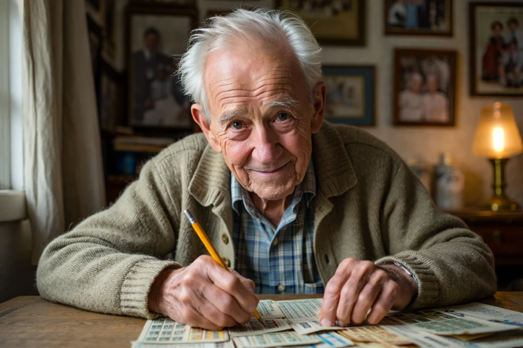 Homme senior souriant, symbole d’expérience et de sagesse.